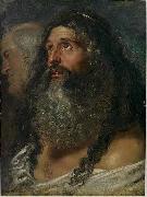 Peter Paul Rubens Study of Two Heads Spain oil painting artist